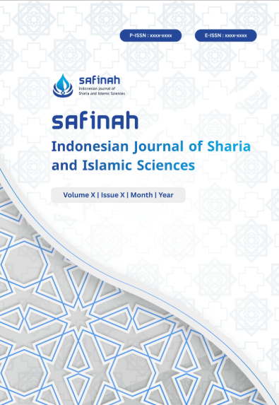 					View Vol. 1 No. 1 (2026): January: Safīnah: Indonesian Journal of Sharia and Islamic Sciences
				