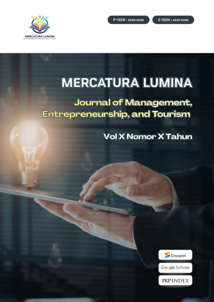 					View Vol. 1 No. 4 (2026): : November: Mercatura Lumina: Journal of Management, Entrepreneurship, and Tourism
				
